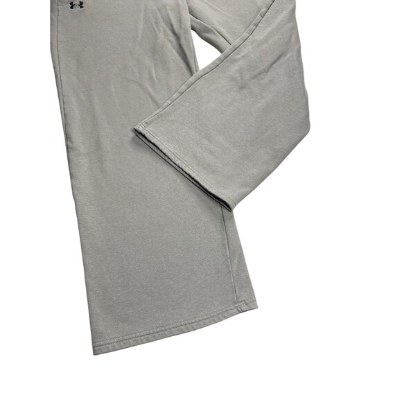 Under Armour Fleece Sweatpants Drawstring Elastic Waist Large Tan Athleisure - Picture 3 of 9